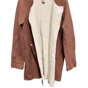Olivers Brown and Cream Open Front Cardigan
